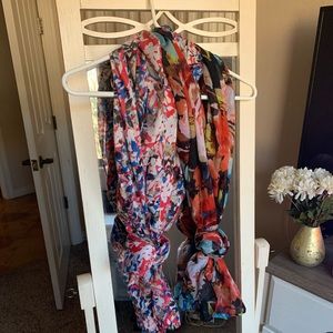 Floral Scarves (J. Crew Factory and Rue21)